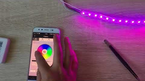 how to use wifi controller with app controlling rgbw strip lights