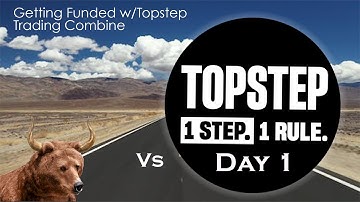 Getting Funded with #topsteptrader Trading Combine (Day 01)