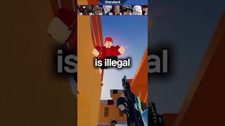 Roblox Arsenal but moving is illegal