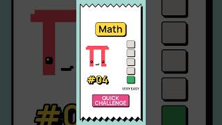 Math Quick Challenge - [Level: Very Easy] - #04 #Shorts