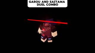 Garou and saitama duel combo simple #garou #saitam #combo #roblox #tsb #shorts #teamgarou