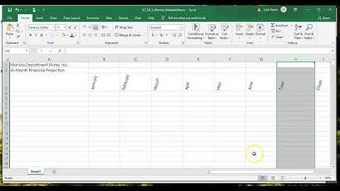 Excel Module 3 Textbook Project-Part 1