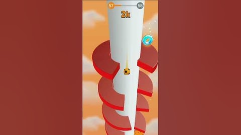 Helix Hero jump Gameplay|#helixjump #games #shortsfeed