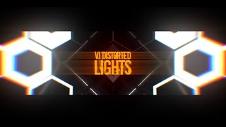 VJ Distorted Lights (4K Set 7)