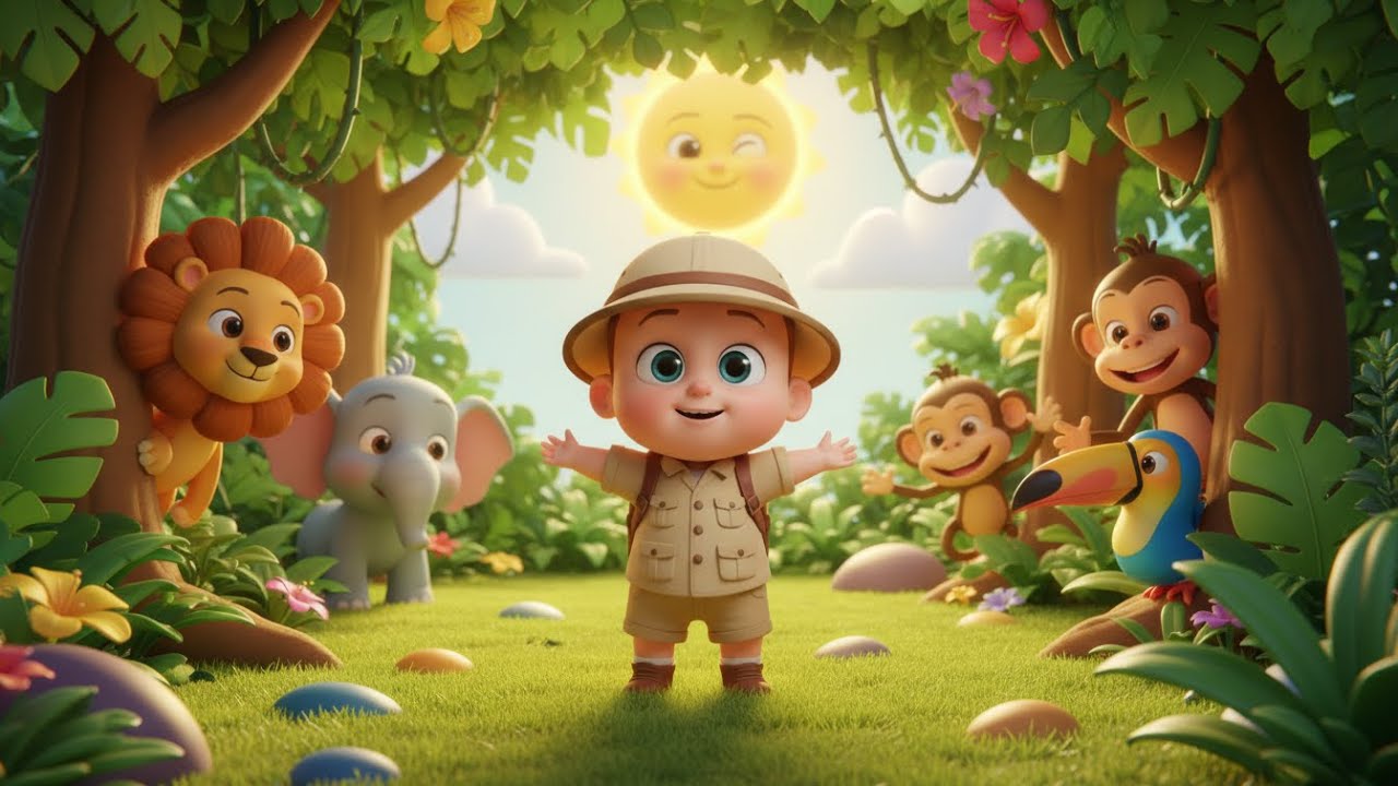 Yes or No Jungle Game Song for Kids | Fun Animal & Jungle Song, Toddler Nursery Rhymes & Baby Songs