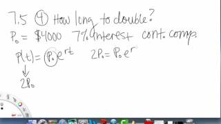 Compound Interest | Example 1 | Single Variable Calculus for Sci & Eng | Griti
