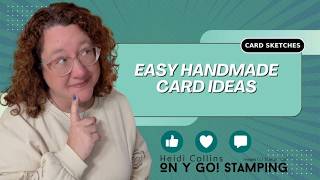 Easy Card Sketch to Use Your Patterned Paper Scraps