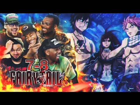 Natsu, Grey & Erza vs Lullaby! Fairy Tail Ep 7 & 8 Reaction