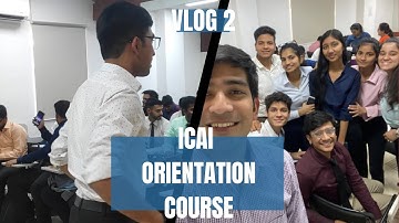 Vlog 2| ICAI Orientation Course | Chartered Accountancy | Delhi