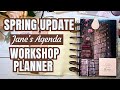 April Planner Setup | Jane's Agenda Junior/Half Letter Discbound | Spring Update