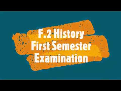 F.2 History 1st Semester Exam Review 2019~2020 