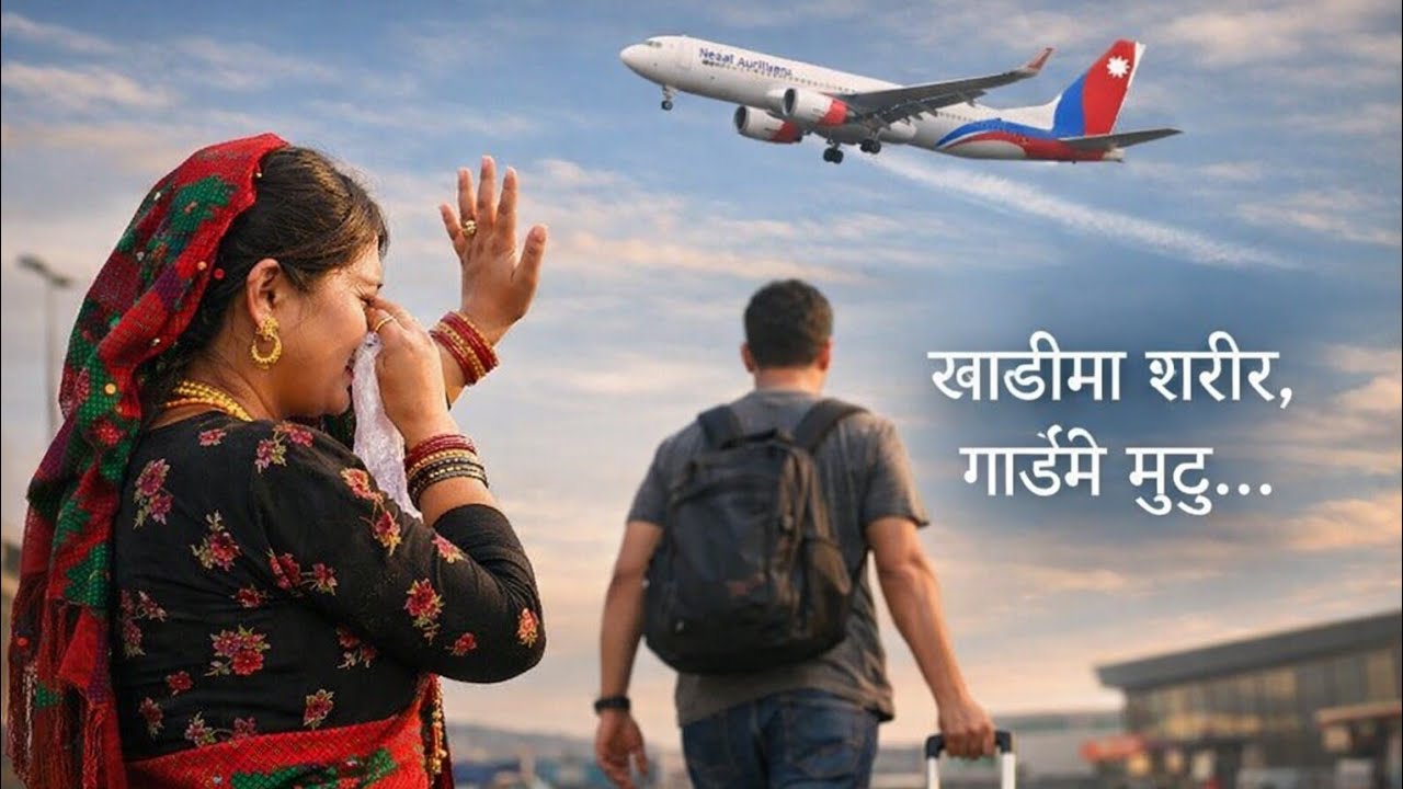 परदेशी जीवन | न घरको न घाटको | Foreign Employment Emotional Nepali Song Ai music 2026 💔🎶🎵