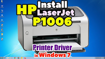 How to Download & Install HP LaserJet P1006 Printer Driver in Windows 7 PC or Laptop