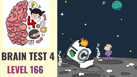 🧠 Brain Test 4 Level 166 | Astrodog crashed on the Moon he must send a signal to the Earth |