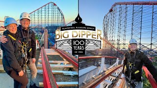 We Walked The Big Dipper At Blackpool Pleasure Beach - Walk The Woodie!