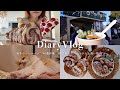 〔主婦vlog🍞〕お芋の甘いロールパンを作る朝｜心が整う農作業🌱｜昭和記念公園へ東京蚤の市🍙