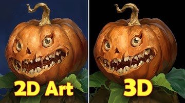 How I Used Blender to Turn 2D Art into 3D