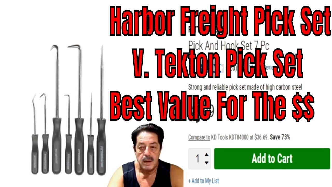 Harbor Freight Pick Set v. Tekton Review Best Value/Price ? YouTube