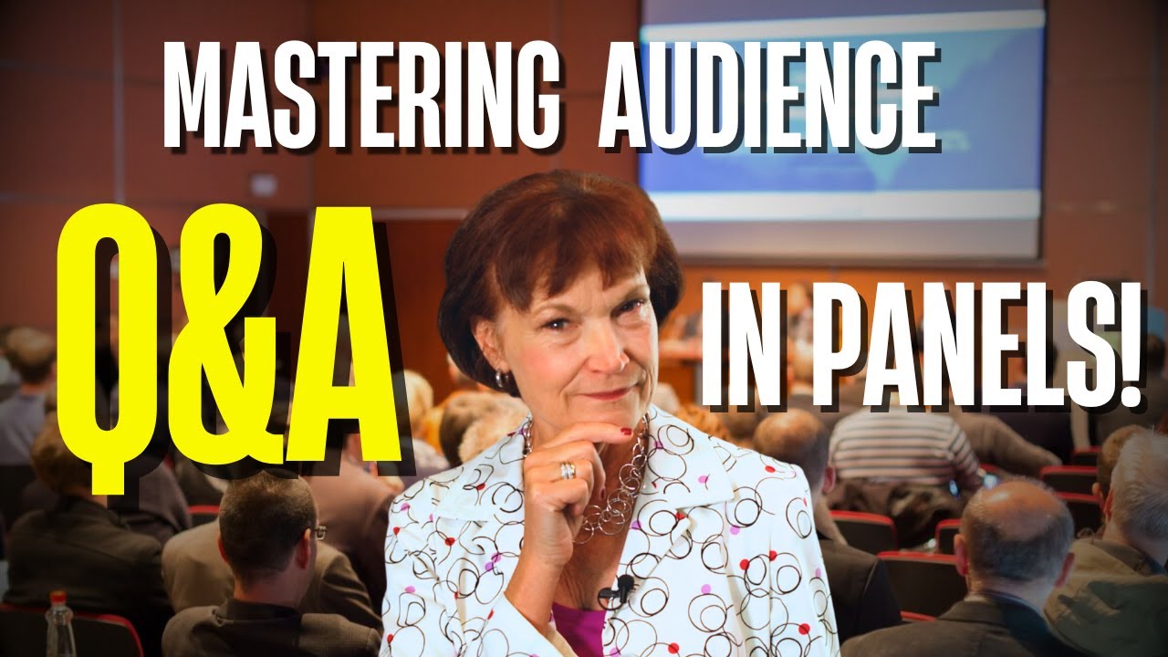 How To Facilitate Audience Q&A During A Panel Discussion - YouTube
