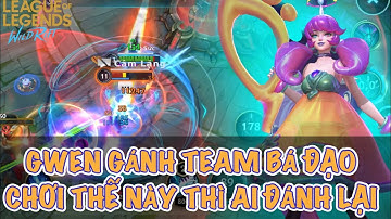 [LMHT:TỐC CHIẾN] GWEN đi rừng một game đấu làm hết gánh team không thế hay hơn