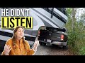 WE DO NOT FIT! Is a 40 Foot RV TOO BIG? // Ginnie Springs, FL