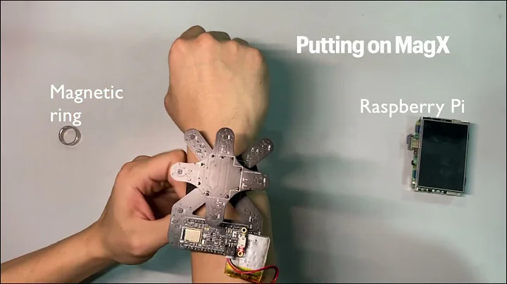 MobiCom 2021 - Teaser - MagX: Wearable, Untethered Hands Tracking with Passive Magnets