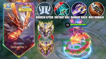 MOSKOV BEST GUIDE TO RANK UP FASTER IN 2025! (recommended build and emblem) - MLBB