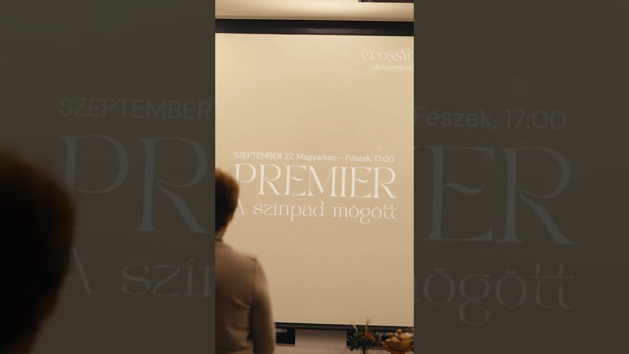 Pillanatok a CrossYounity dokumentumfilm premierjéről ✨