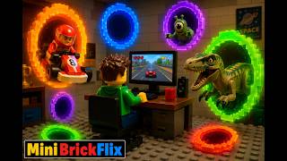 PORTALS IN MY ROOM (LEGO Stop Motion)