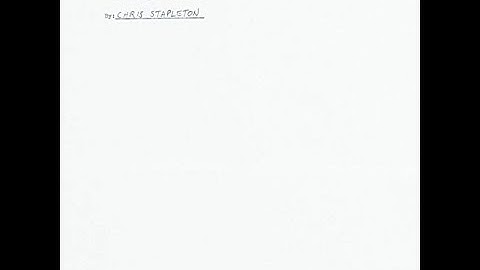 Chris Stapleton Devil Always Made Me Think Twice w/lyrics