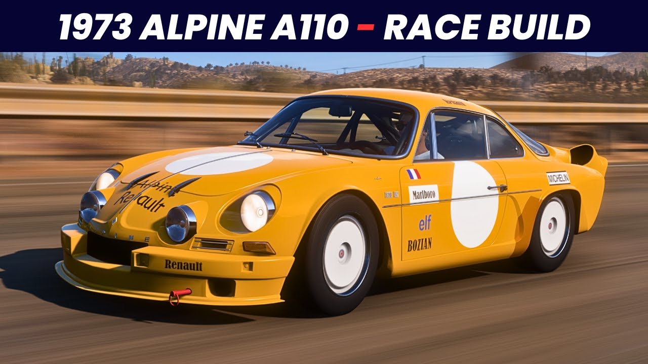 Forza Horizon 5 - 1973 Alpine A110 1600S Supercharged, B-Class Race Build
