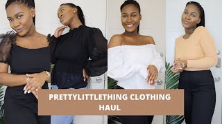 PRETTY LITTLE THING TRY ON HAUL | *mainly cute tops from pretty little things*