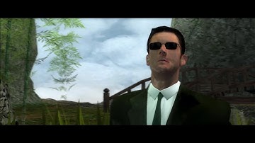 The Matrix: Path of Neo "Ahead Smithy - Глобальный Мод". Агент Джексон. Тренировка по фехтованию.