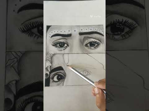 Radha Krishna crying eyes 👀 #shorts #youtubeshorts #radhakrishna #eyes #sketch #australia