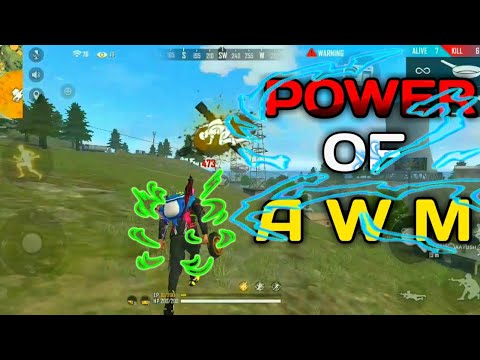 ||PoWeR Of AWM||😱😱||white eagle free fire||😈😈 - YouTube