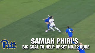 Pitt's Samiah Phiri Gets Saucy On The Duke Blue Devils screenshot 4