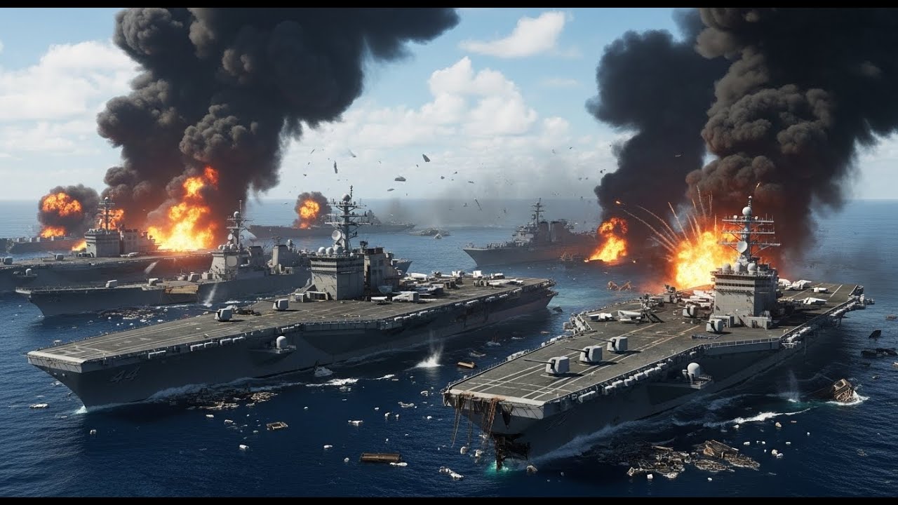 13 января 2026 года! Российско-иранские истребители потопили корабль ВМС США в Красном море. Что слу