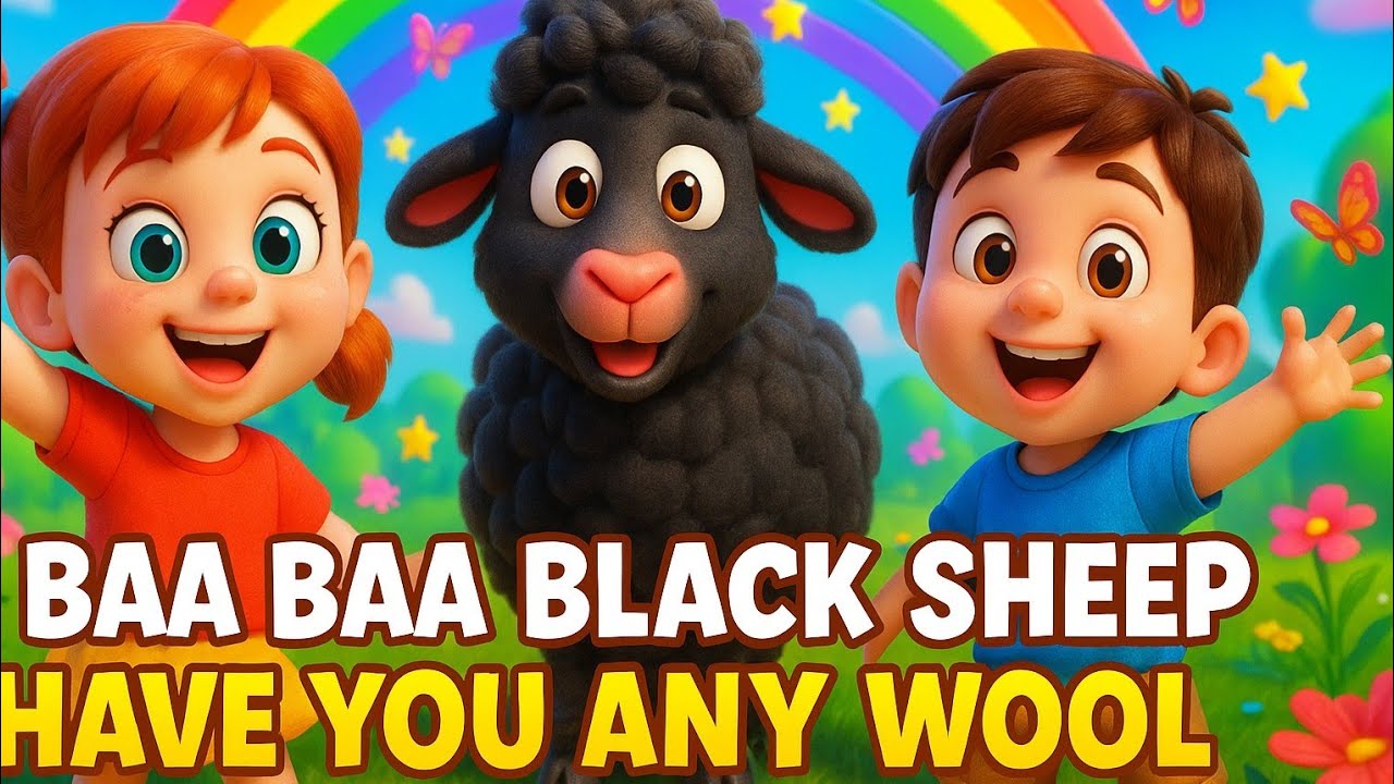 🐑 Baa Baa Black Sheep | Baby Beeps - Rhymes | Fun Learning Song for Kids 🌈🎵