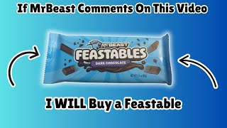 If MrBeast Comments, I Will Buy a Feastable! #mrbeast #feastables #mrbeastshorts