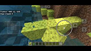 Draining a lake in Minecraft part 1