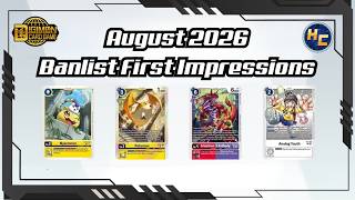 August 2026 Banlist First Impressions! - Digimon Card Game