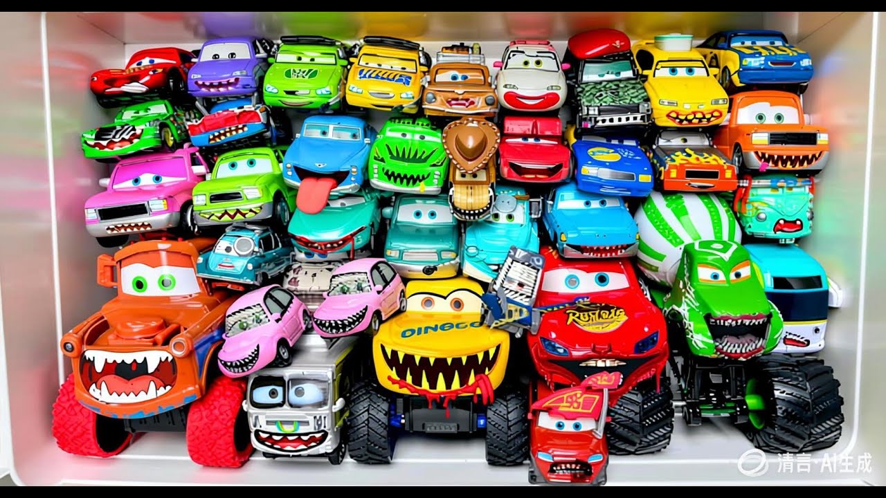 Disney Pixar Cars Unboxing Review | Lightning McQueen, Tow Mater, Chick Hicks, Sally Carrera, Cruz