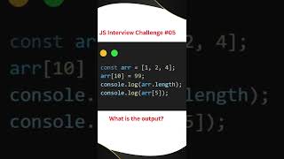 Can you guess the length? #shorts #javascript