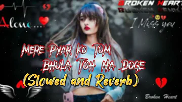 Mere ♥️Pyar Ko💔 Tum Bhula🥀 Toh Na Doge 🥀💔 (Slowed and Reverb) #sad #lofi #lyrics #songs