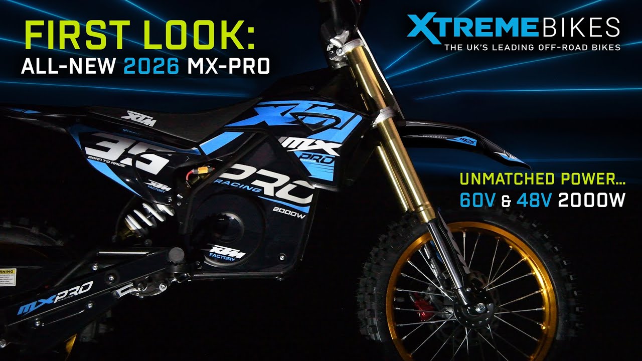 2026 XTM MXPRO 60V & 48V 2000W Electric Dirt Bike –The Most Powerful Youth E-Bike in the UK!
