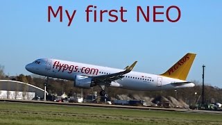 Pegasus - Airbus A320 Neo - Landing At Ams + A320-200 Sharklets Takeoff -  Youtube