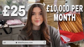 How I Started a Business with £25 at 18 years old || My Business Story