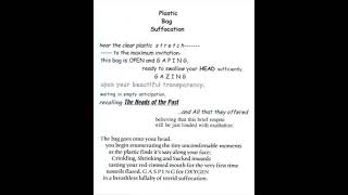 Plastic Bag Suffocation