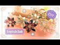 【マニキュアフラワー】もうすぐクリスマス☆ポインセチアのペンダント ~ Nail polish Poinsettias ~