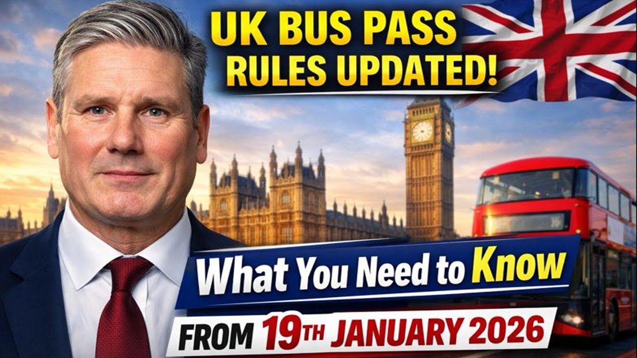 Important UK Bus Pass Changes from 19 January 2026 | Who’s Affected